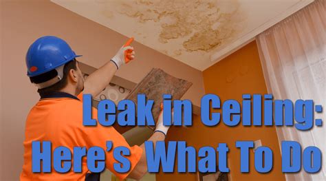 leak in garage ceiling|How To Deal With Water Leaking From The Ceiling